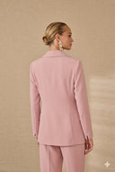 Completo sartoriale con blazer monopetto