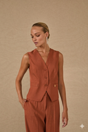 Gilet sartoriale smanicato