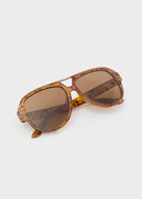 Occhiali da Sole Aviator Effetto Tartarugato