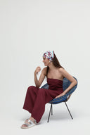 Foulard con stampa grafica