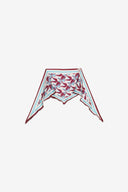 Foulard con stampa grafica