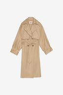 Trench doppiopetto con cintura