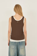 Top a canotta in jersey