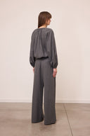Pantaloni palazzo con pinces