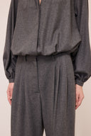 Pantaloni palazzo con pinces