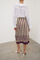 Gonna pareo in misto lino