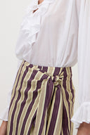 Gonna pareo in misto lino