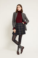 ottod'Ame Gonna patchwork check a pieghe