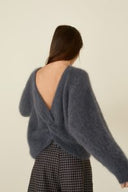 Maglione morbido effetto mohair