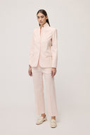 Pantaloni dritti in misto cotone