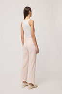 Pantaloni dritti in misto cotone