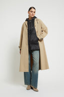 Cappotto trench con gilet imbottito integrato