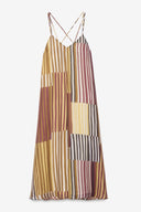 Abito lungo con scollo a V