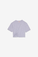 T-shirt con nodo frontale