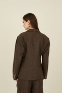 Souvenir Blazer Strutturato con Bottoni Decorati