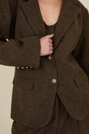 Souvenir Blazer Strutturato con Bottoni Decorati