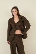 Souvenir Blazer Strutturato con Bottoni Decorati