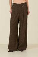 Souvenir Pantalone Palazzo Pieghe con Charm Stella