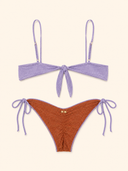 Costume bikini con top brassière