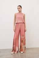 Top in raso di viscosa