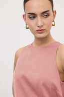 Top in raso di viscosa