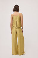 Pantaloni palazzo fluidi con coulisse