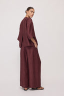 Pantaloni palazzo fluidi con coulisse