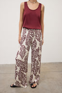 Pantalone palazzo con elastico