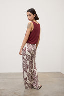 Pantalone palazzo con elastico