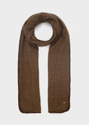 Sciarpa lunga con motivo check