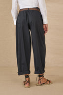 Pantalone ampio vita elasticizzata