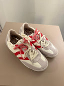 Sneakers Beige e Rosso