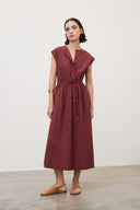 Abito lungo smanicato