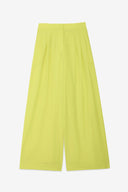 pantalone largo con pince