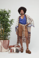 Kimono con stampa etnica