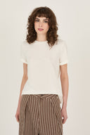 T-shirt essenziale in jersey fluido