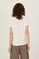 T-shirt essenziale in jersey fluido