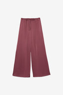 Pantaloni palazzo con coulisse in vita