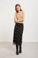 ottod'Ame Gonna midi con ricamo