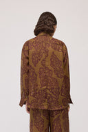 Camicia in voile stampato con motivo