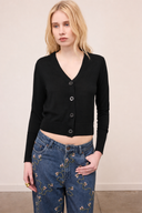 Cardigan corto balloon