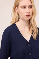 Cardigan corto balloon