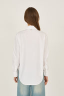 Camicia con inserto in pizzo