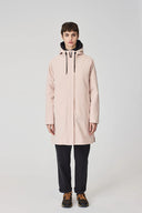 Parka tecnico con cappuccio e coulisse