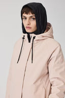 Parka tecnico con cappuccio e coulisse