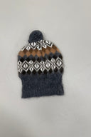 Vicolo Cappello Beanie con Pompom e Fantasia Nordic