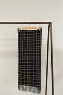 Vicolo Sciarpa Morbida Plaid con Frange