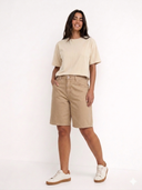 Bermuda denim relaxed fit