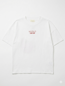 T-shirt over con stampa
