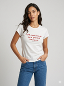 T-shirt slim con stampa